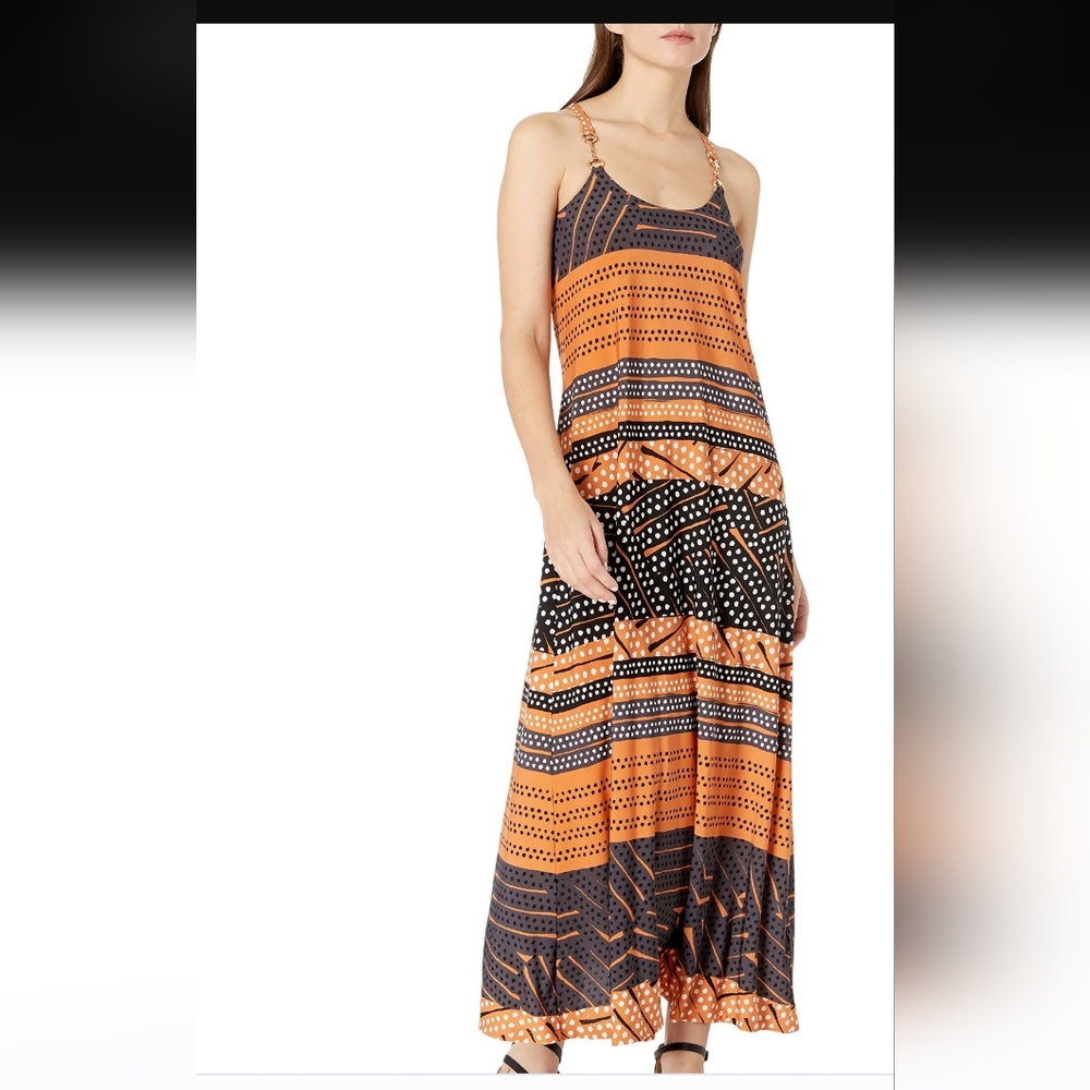 Donna Morgan Tribal Print Tank Maxi Dress